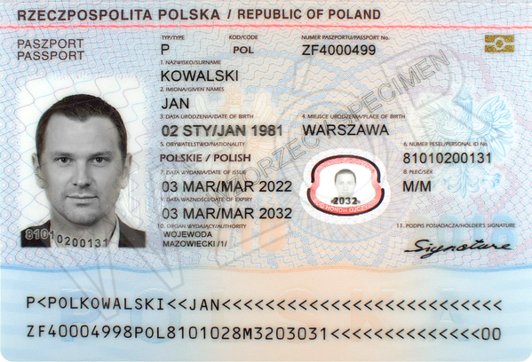 Paszport - Polska